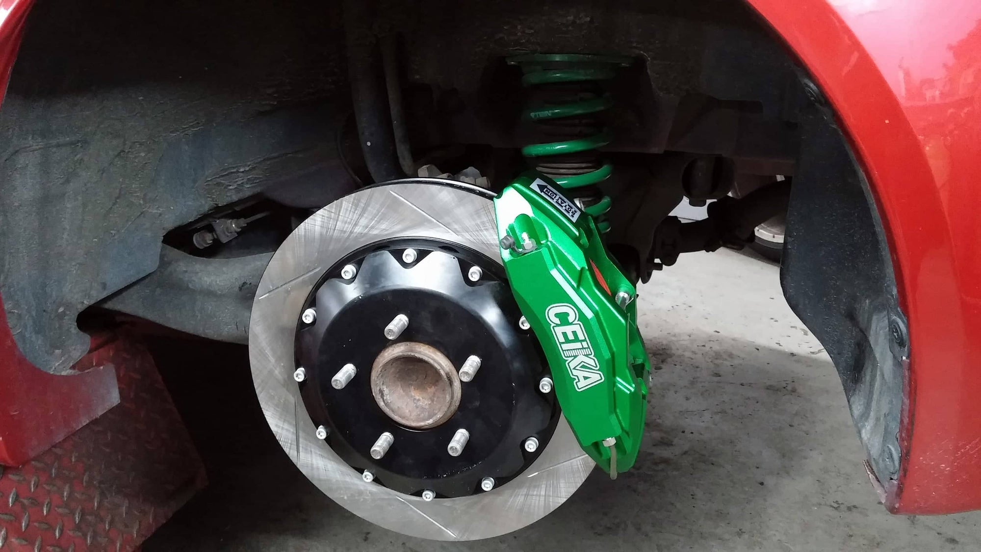 Kit Gros Freins CEIKA Sur-Mesure Mitsubishi Lancer Ralliart (09~16)