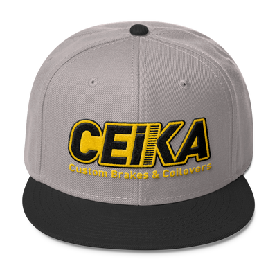 CEIKA Wool Blend Snapback Gold Logo - ceikaperformance