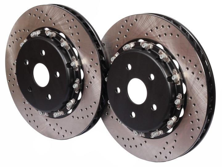 Volvo V70 R (03~07) CEIKA 2-Piece 330x28mm Rear Disc/Rotor OEM Replacement - ceikaperformance